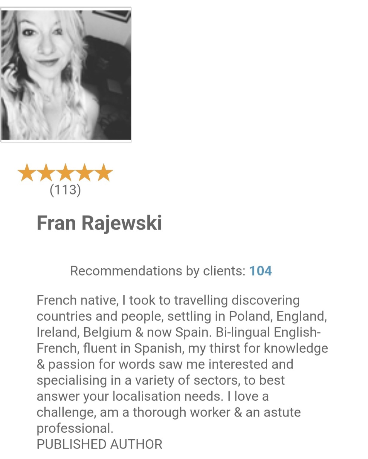 ICanLocalize — 104 recommendations